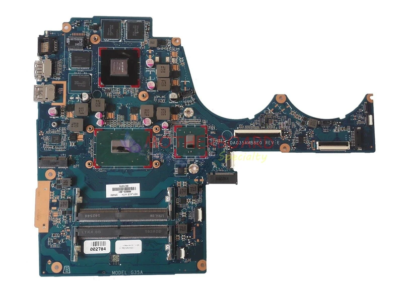 Vieruodis для материнской платы ноутбука hp 15-AX 15-BC с процессором I7-6700HQ GTX950M GPU 856673-601 856673-501 856673-001 DAG35AMB8E0