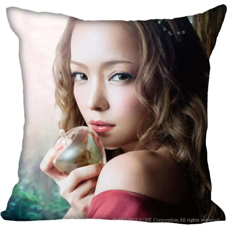 Индивидуальная квадратная наволочка Namie Amuro художественные картины мягкие 60x60 см наволочка на молнии 1 шт. Наволочка на заказ больше размеров