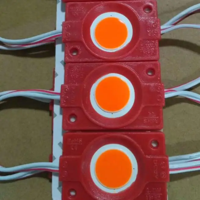 12 V Светодиодный Модуль Ленточный светильник лампа лента 1,5 W инжекционного метода литья круговой IP65 Водонепроницаемый для знак белый теплый красного, зеленого и синего цвета