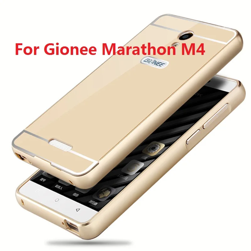 Free Shipping Colourful Alunminum Hard PC Metal Frame Rim Bounding Box for Gionee Marathon M4 Mobile