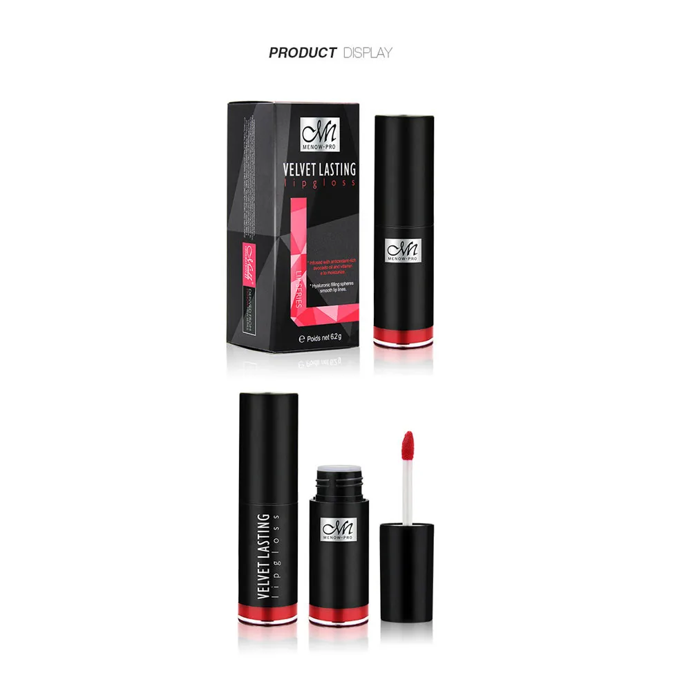Menow Водонепроницаемый стойкая губная помада Matte Lip Gloss косметические Матовая жидкая помада жидкая матовая maquiagem губы комплекты