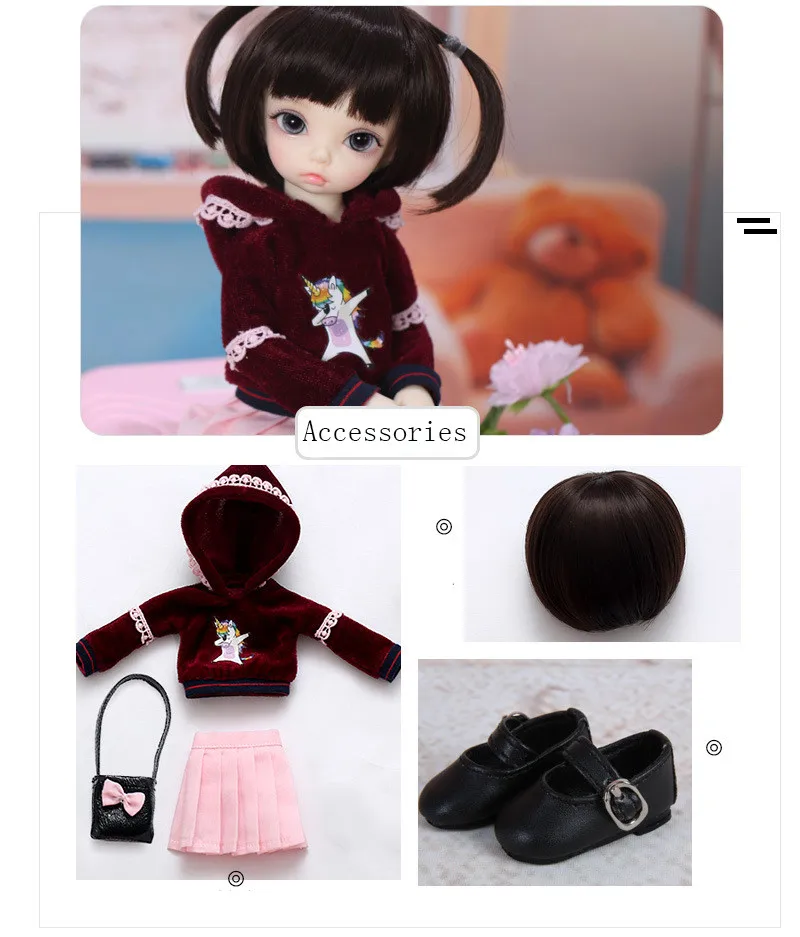 1/6 Девушка bjd кукла BJD/SD куклы шарнирная кукла игрушка kawaii Подарки(с глазами+ макияж+ одежда+ кукольные парики