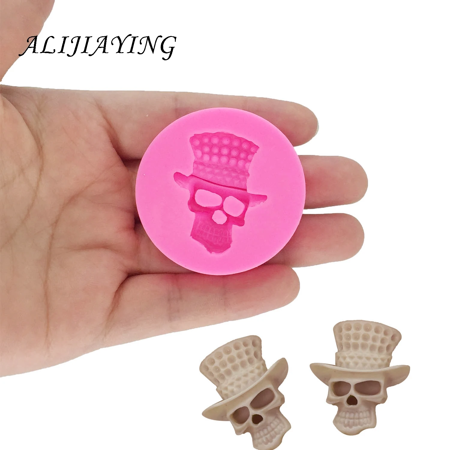 

DIY skull head Silicone Molds Gumpaste Chocolate Fondant Cake Decorating Tools 3D crafts Resin Clay Soap Mold DY0031