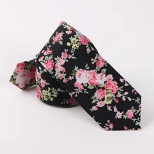 TagerWilen мужские хлопковые Галстуки 6 см Тонкий облегающий узкий цветочный цветок галстук Gravata свадебный подарок для женщин T-95