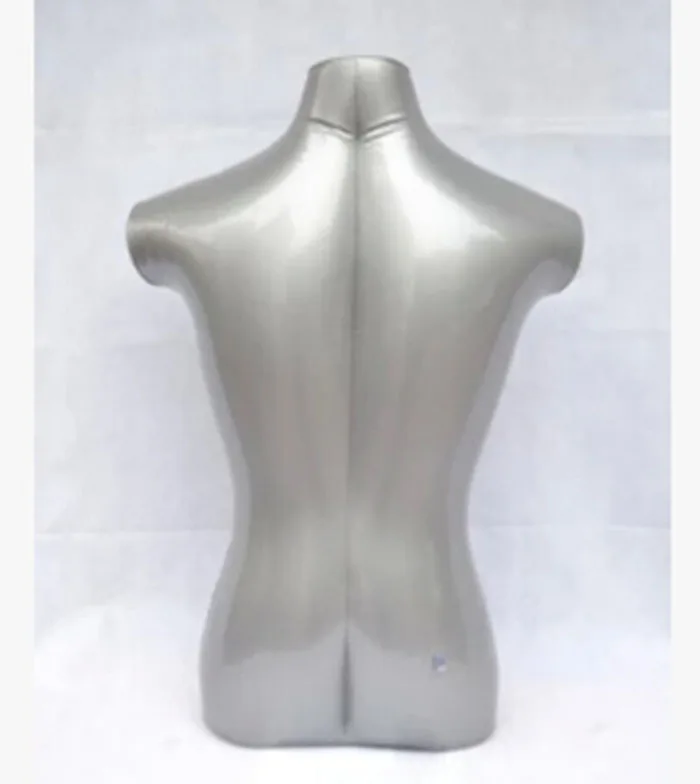 74CM half torso Thicker section inflatable body mannequins body male model bust without arms,maniquis para ropa M00012