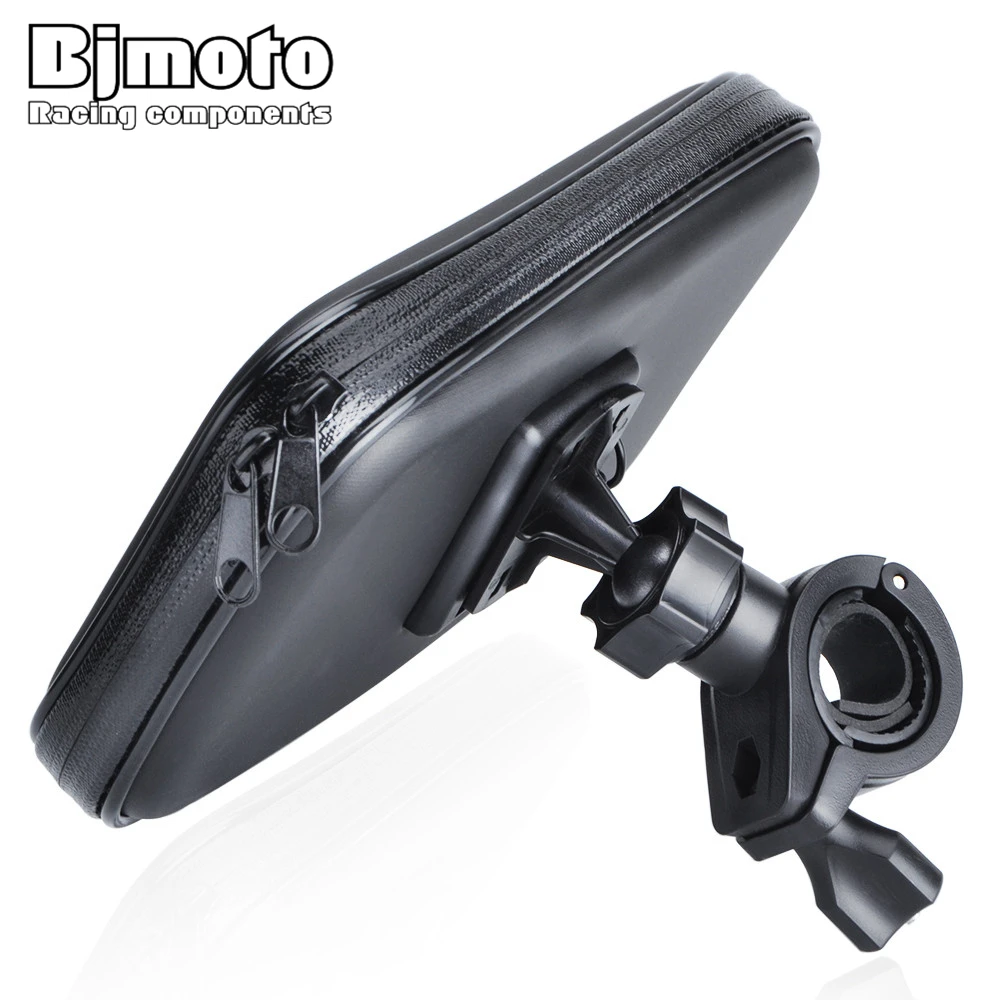  BJMOTO Für 55-62 inch Bildschirm Motorrad Einstellbare Spiegel Halterung GPS Mobile Handy Halter US