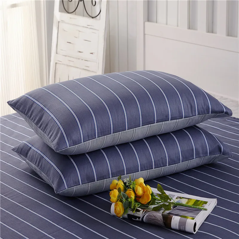 WLIARLEO Print Pillowcase Striped Pillow Cases Flower decorative