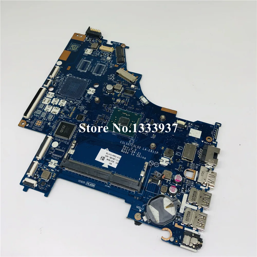 Для hp 15 BS Материнская плата ноутбука 939605 601 001 501 CSL50 CSL52 LA E811P материнская SR2KN