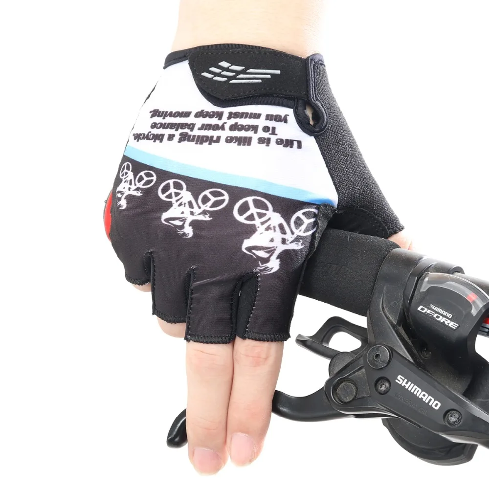XINTOWN Unisex 3D Gel Half Finger Cycling Gloves Protective Motorcycle