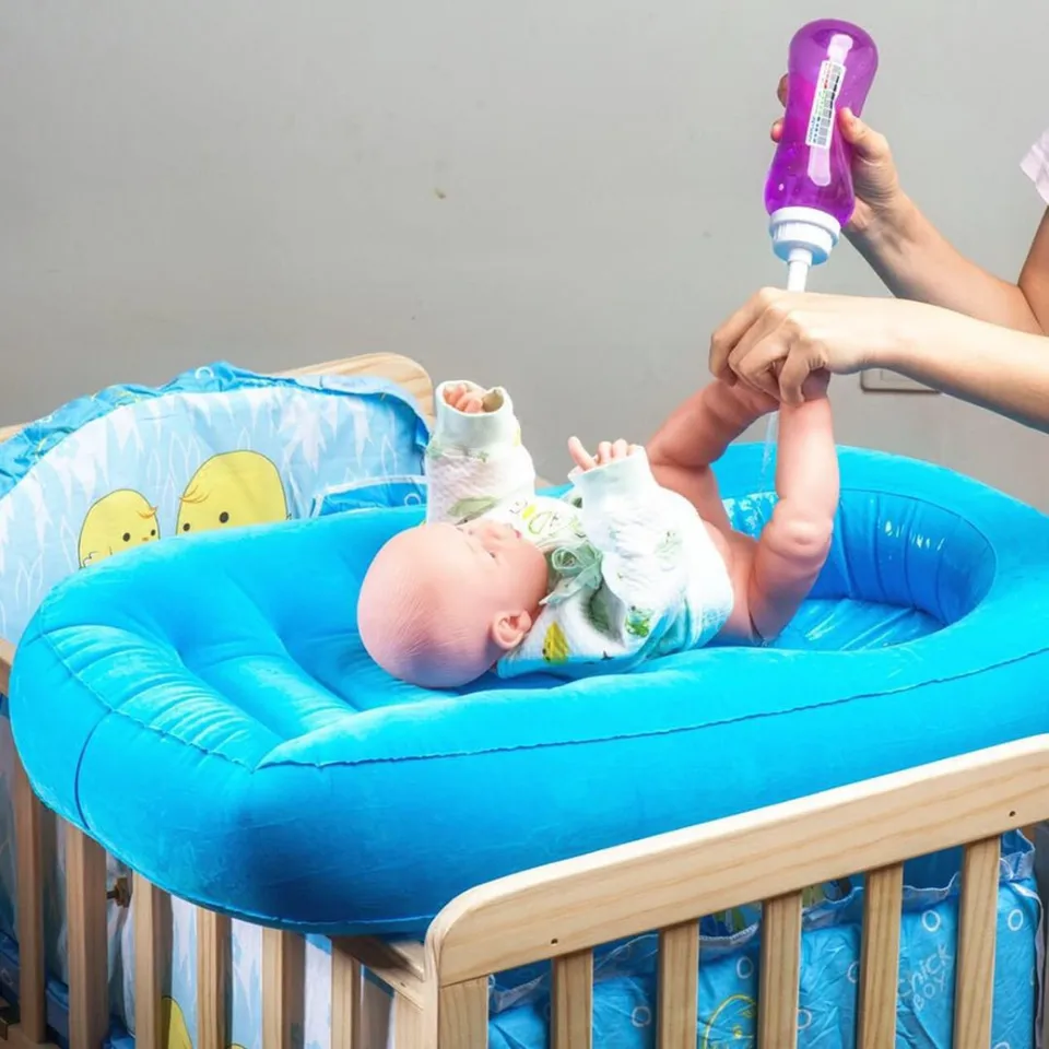 inflatable infant bed