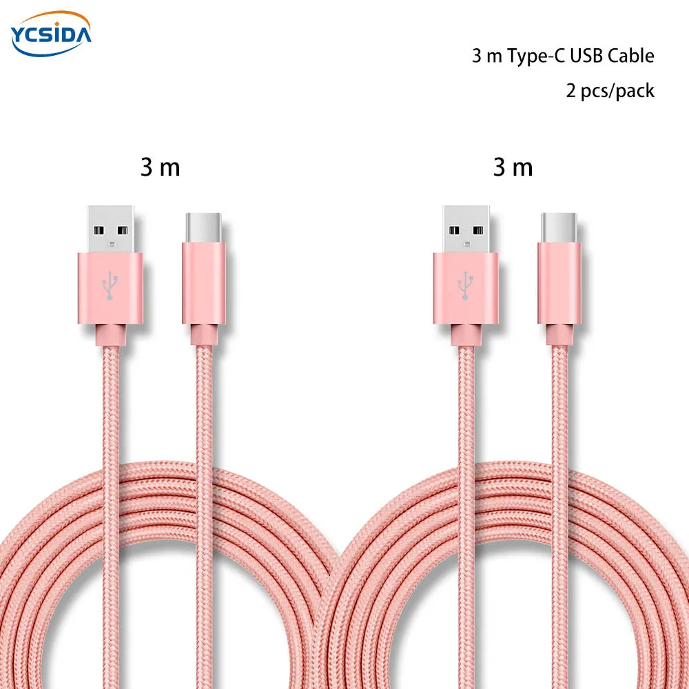 2pcs 3m type c pink