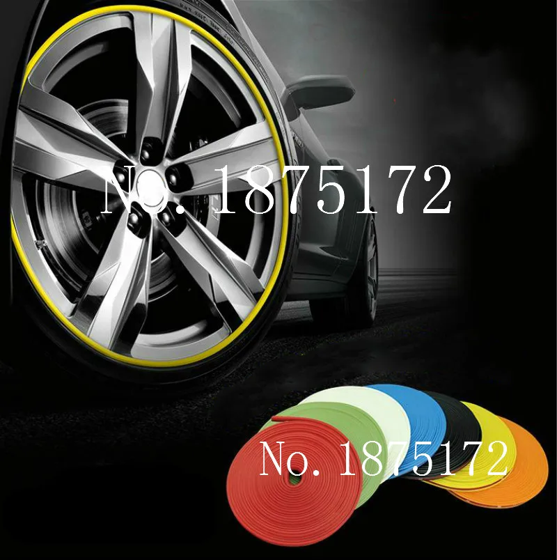 

9 Color 8M/ Roll New Styling IPA Rimblades Car Vehicle Color Wheel Rims Protector Tire Guard Line Rubber Moulding Trim