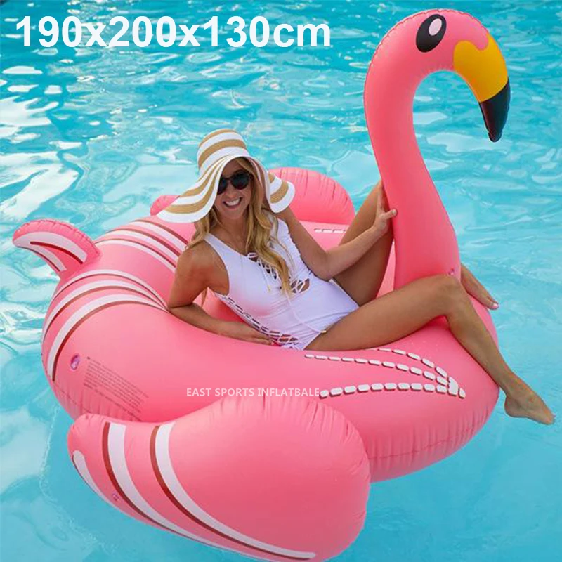 Гигантский надувной фламинго Единорог бассейн плавающая трубка плот бассейн гостиная плавательный круг взрослые вечерние игрушки