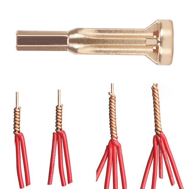 Manual Wire Twisting Tool Steel Cable Connector Wires Stripper Twister