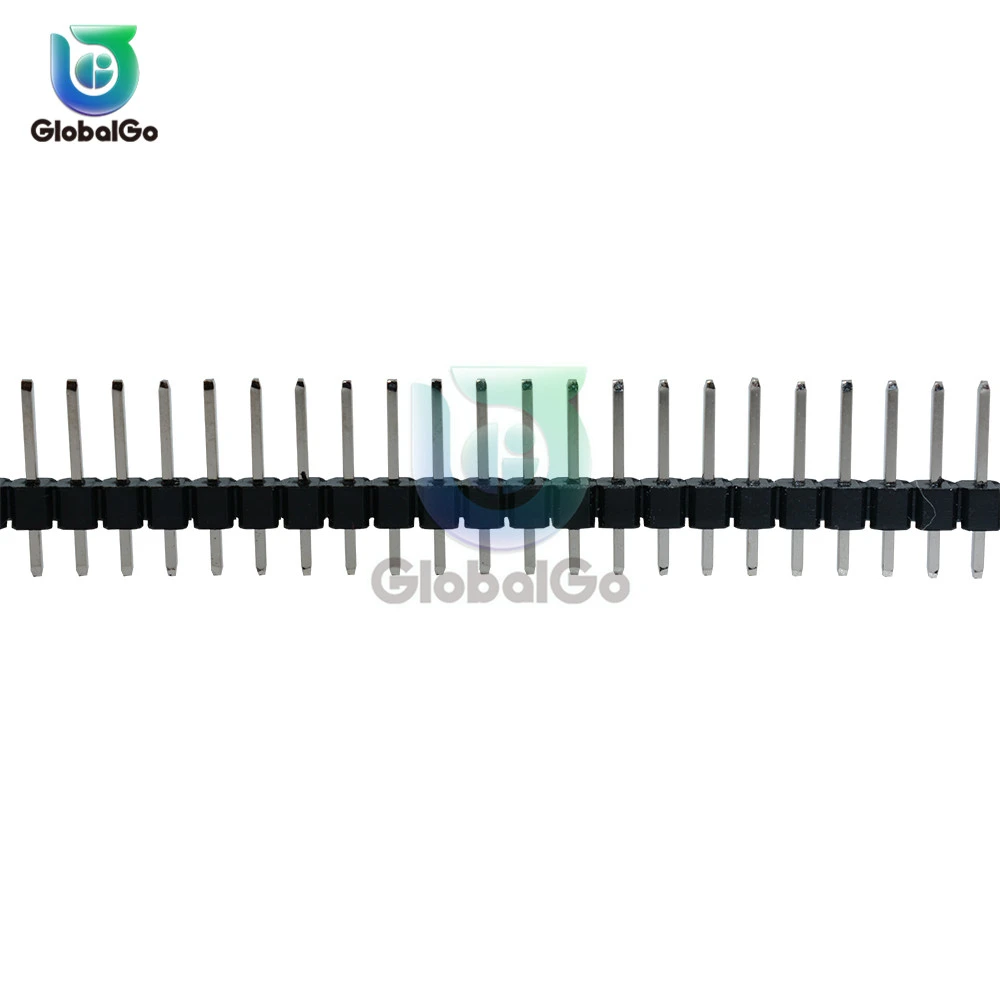 5pcs 40Pin 2.54mm single Row Straight Male Pin Header Socket Strip PCB