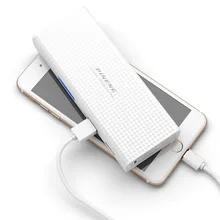 PINENG Portable Puissance Banque 10000 mAh 18650 Powerbank Mobile Chargeur Externe Batterie Chargeur De Secours Pack pour Téléphones Intelligents