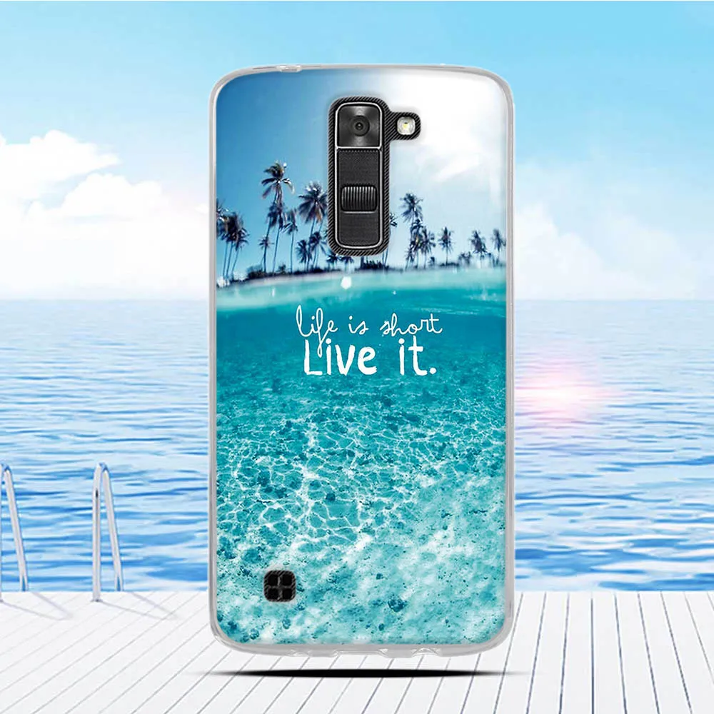 Для LG K7/Tribute 5 LS675/X210 X210DS чехол мультфильм 3D рельефная печать узор задняя крышка ТПУ