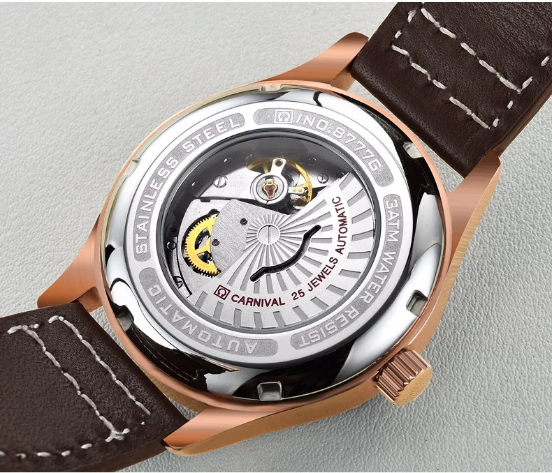 Швейцарские часы карнавальные оригинальные светящиеся Мужские автоматические часы самопродуваемые Модные мужские сапфировые хрустальные механические часы