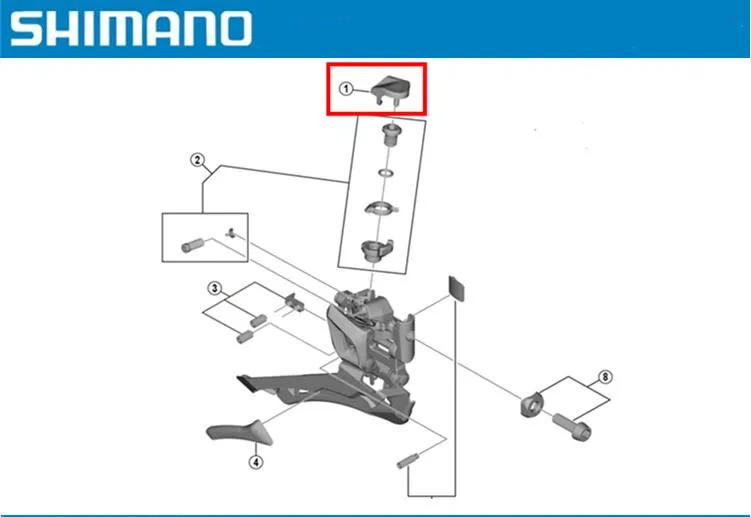 Shimano R8000 R9100 5801 5800 4700 передние запчасти для ремонта шоссейного велосипеда