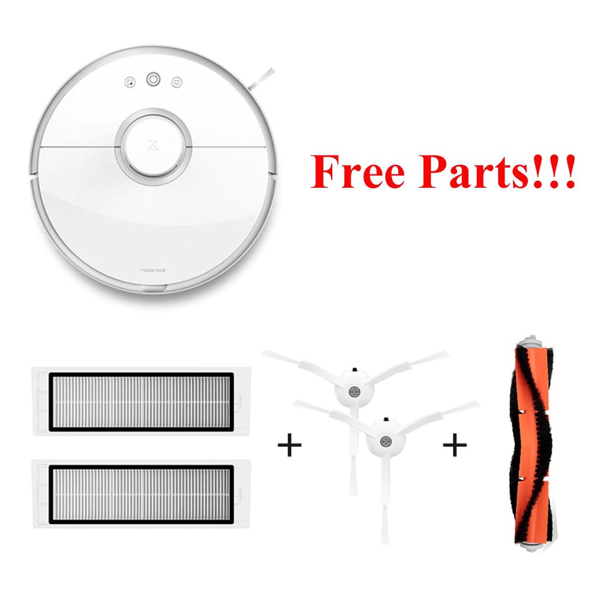 

Xiaomi Roborock S50 S55 Robot Vacuum Cleaner 2 for Mi Home MIJIA APP Smart Cleaning Dust Intelligent Washing Mop with Water Tank