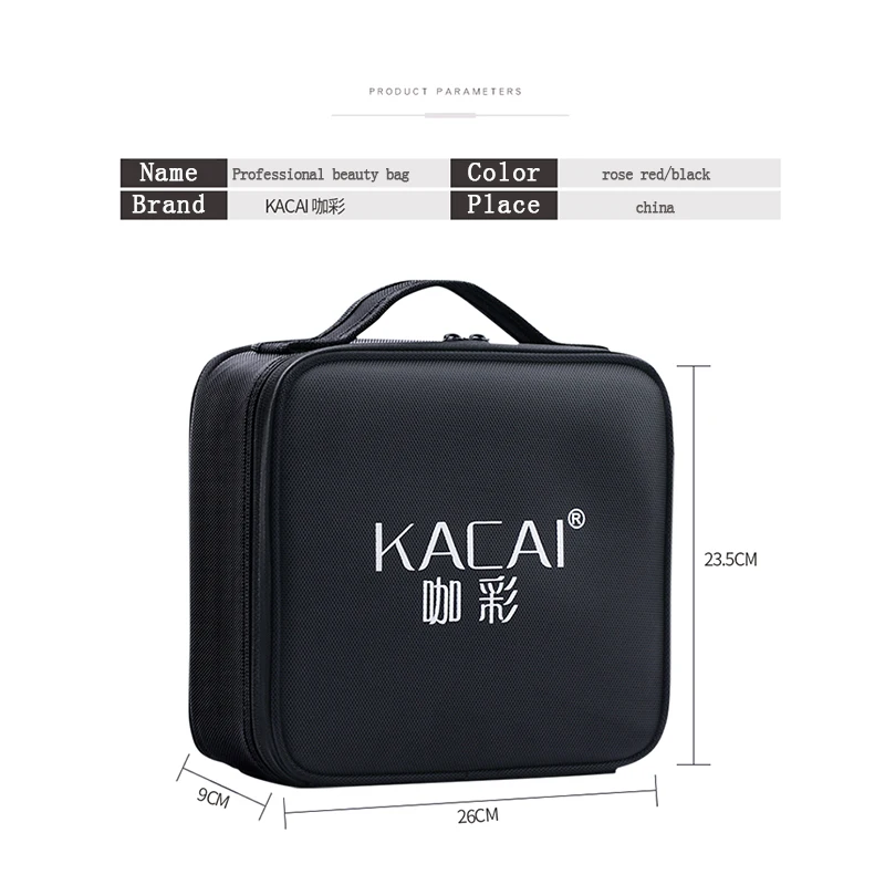 Eyelash tool Collection box Women Cosmetic Bag High Quality Travel Cosmetic Portable Makeup box Removable compartment handbag Eyelash tool Collection box Women Cosmetic Bag High Quality Travel Cosmetic Portable Makeup box Removable compartment handbag