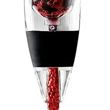Essential Red аэратор для разливания вина и графин включает в себя базовые улучшенные ароматы с более гладкой отделкой, аэратор для красного вина миксер черный