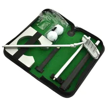 Portable Golf Putter Practicee Set Travel Indoor Golfs Ball Holder Putting Training Aids Tool With Carry Case Gifts B2Cs
