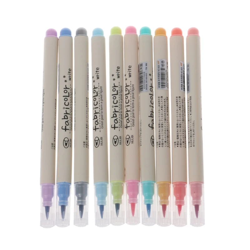 1 шт. 10 цветов Акварельная маркерная ручка мягкая кисть каллиграфия эскиз рисунок живопись Высокое качество