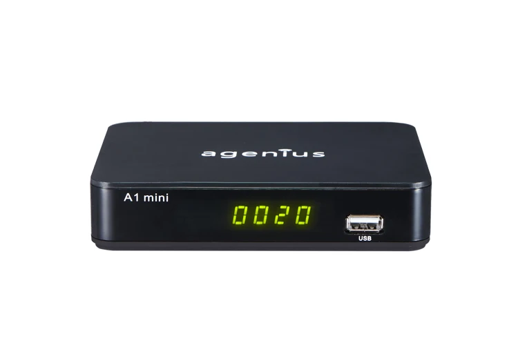 Agenius A1 мини спутниковый ТВ приемник Поддержка USB Wifi VOD YOUTUBE CCCAM Vu Biss ключ PVR tv Box DVB-S2 ДЕШИФРАТОР спутникового телевидения