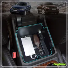 Автомобиль организатора для VW Volkswagen Touareg 2011-2017 автомобиля центральный коробка для хранения Контейнер Чехол лоток держатель