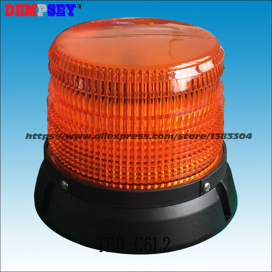 

TBD-C6L2 Led warning traffic signal strobe beacon light/Amber Led Rotating Beacon Light/Magnet cigarette flashing beacon light
