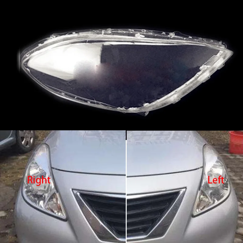 Для Nissan sunny 11-12 фара стеклянная фара абажур прозрачная оболочка абажур 1 пара фонарь с линзой крышка