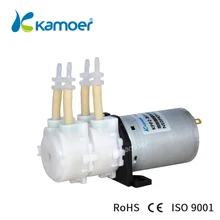 Mini water pump double head /Micro peristaltic pump 12V /small electric dosing pump(Low flow and pressure) (L)Kamoer KPP2
