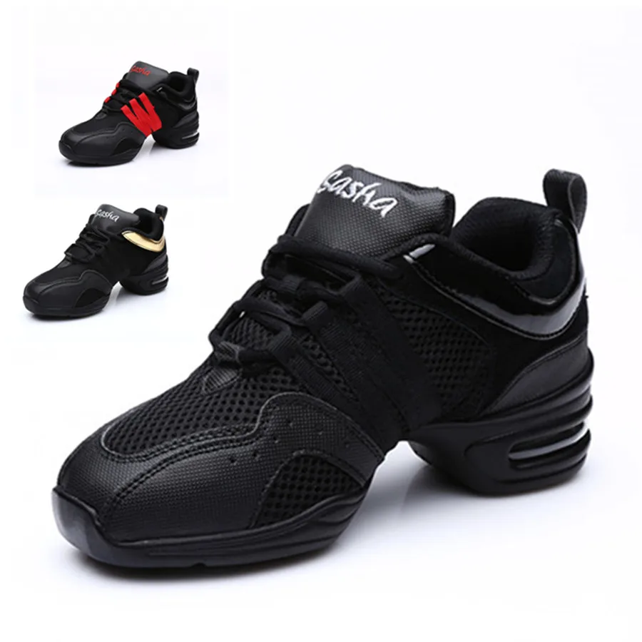 Air Cushion Breathable Mesh Modern Dancing Sneakers Jazz Dance Shoes DS14 B203 Zapatos De Dance