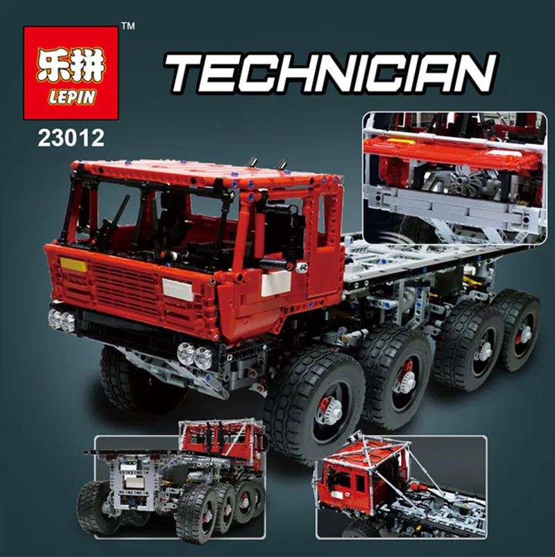 

Lepin 23012 Genuine Technic Series The Arakawa Moc Tow Truck Tatra 813 set Building Blocks Bricks Toys birthday Gifts For Child