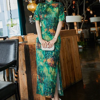 

2019 Dress Sexy Fashion Print Short Button Slit O Neck Women Vintage New Style Night Club Bandage Body con Dresses Wholesale