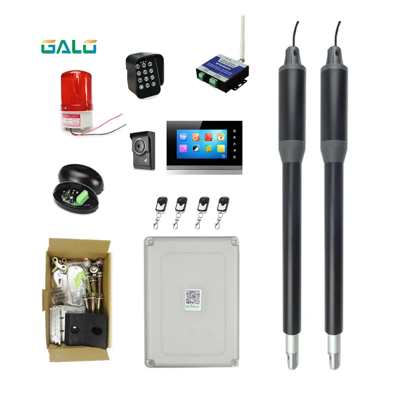 

GALO Linear Actuator Worm Gear Automatic Swing Gate Opener (photocells, lamp,button,gsm,keypad optional)