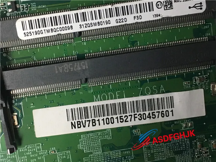 الأصلي اللوحة لابتوب أيسر أسباير E1-431 E1-471 NBV7B11001 DAZQSAMB6E1 شحن مجاني