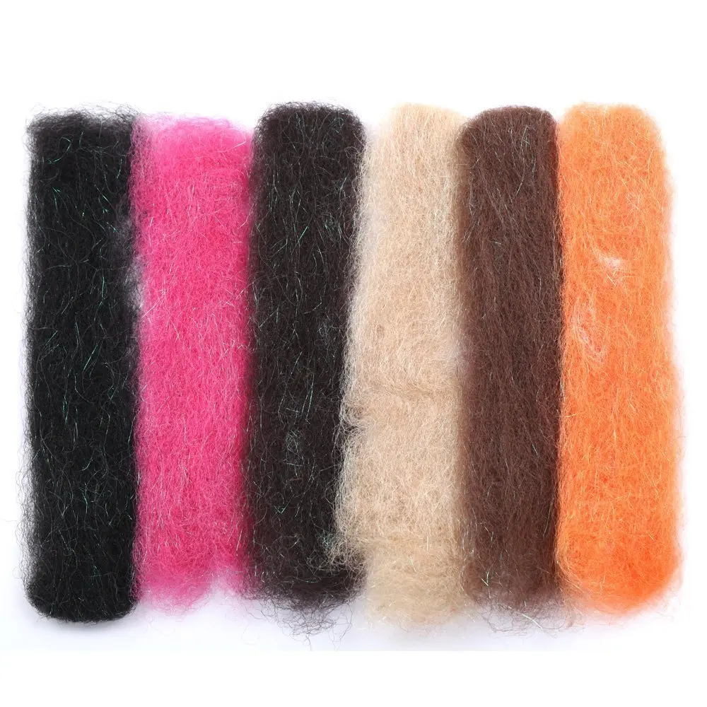 Riverruns 3-D Streamer Fiber, Flash Bend UV, Predictor Each 12 Best Colors Combo Pack Proudly from Europe Fly Tying Materials