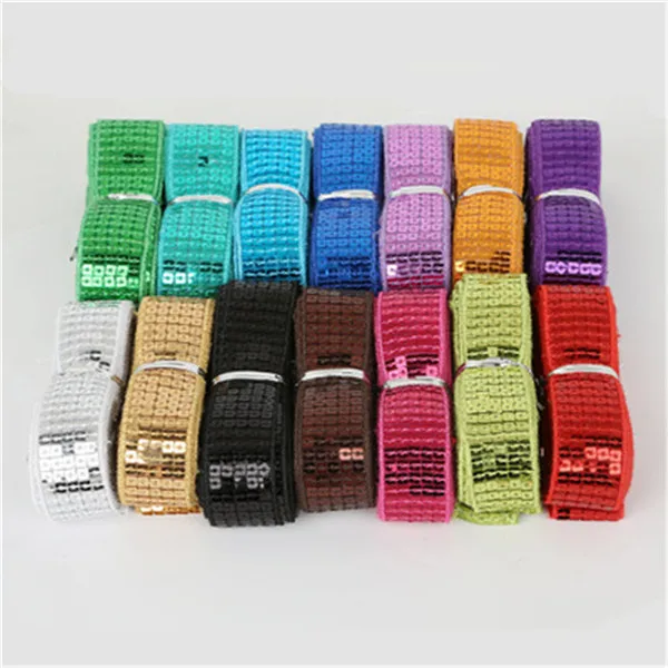 Description Picture 3 of item5 Yards/lot 25mm Sequin Beading Trim Lace Spangle Ribbons For hand craft Garments Head dress Decoration