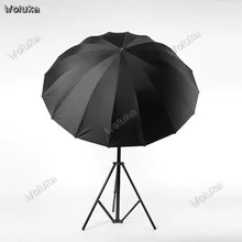 75 дюймов 185 см, Светоотражающие Зонт наружные лампы черный внутренний серебро камера топ liangying образование зонтик CD50 T03