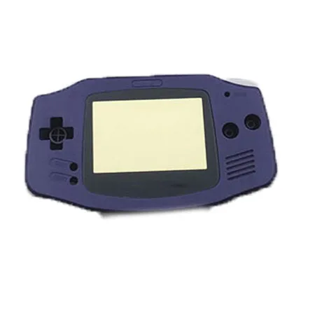 Пластиковый красочный чехол для ремонта корпуса для nintendo Gameboy Advance GBA - Цвет: F Purple