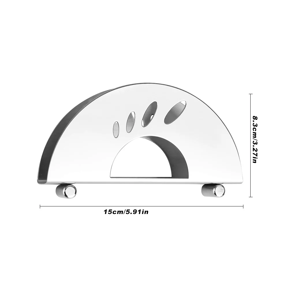 Держатель для бумажных полотенец из нержавеющей стали западный ресторан кухонный стол вертикальный держатель для салфеток