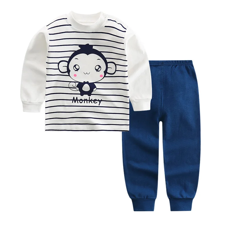 Toddler Baby Pajamas Sets Pijama Enfant Winter Boys Underwear Warm
