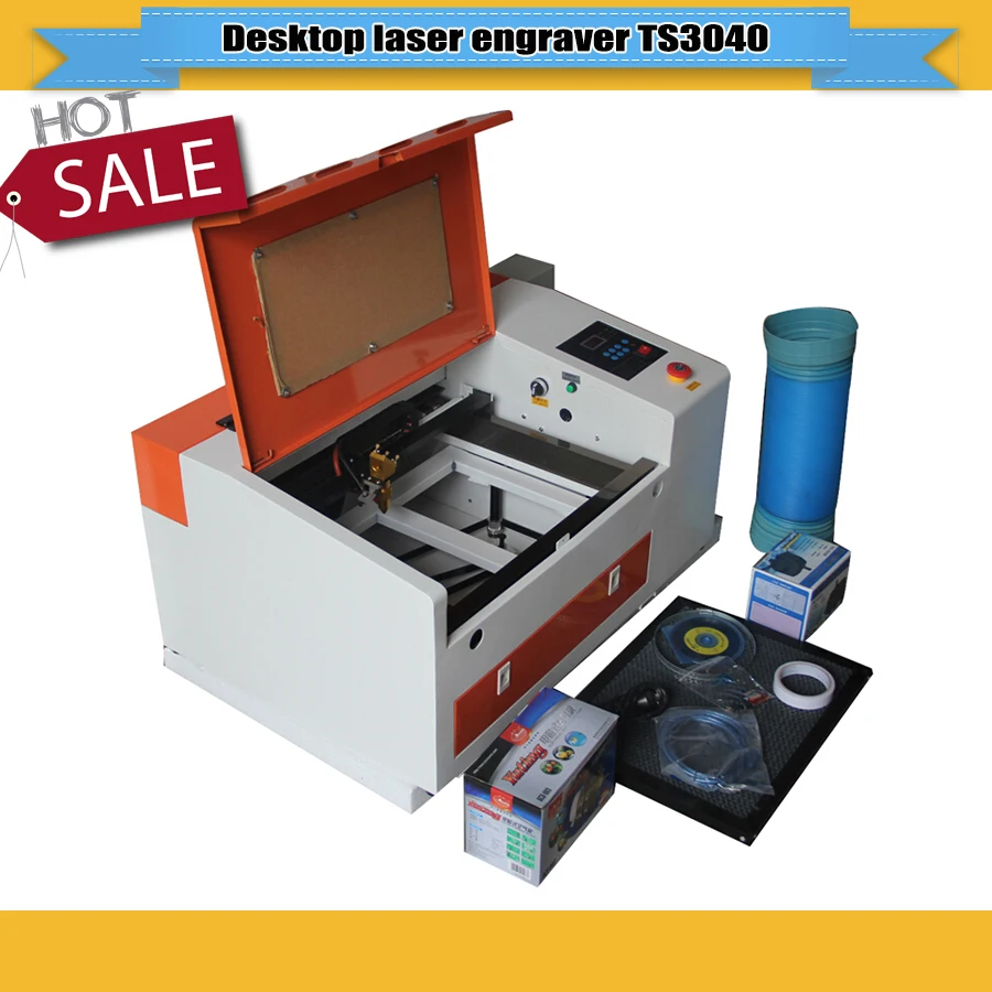 

50W Desktop CO2 Laser Engraving Cutting Machine With Honeycomb Table+ Reddot Sensor