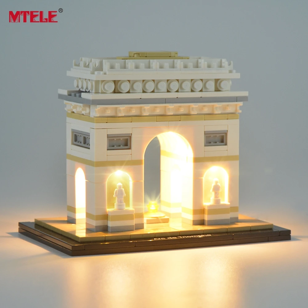 

MTELE Led Light Kit For Architecture Arc De Triomphe Light Set Compatible With 21036 (NOT Include The Model)