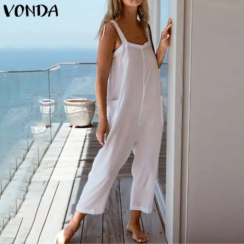 cotton white jumpsuit