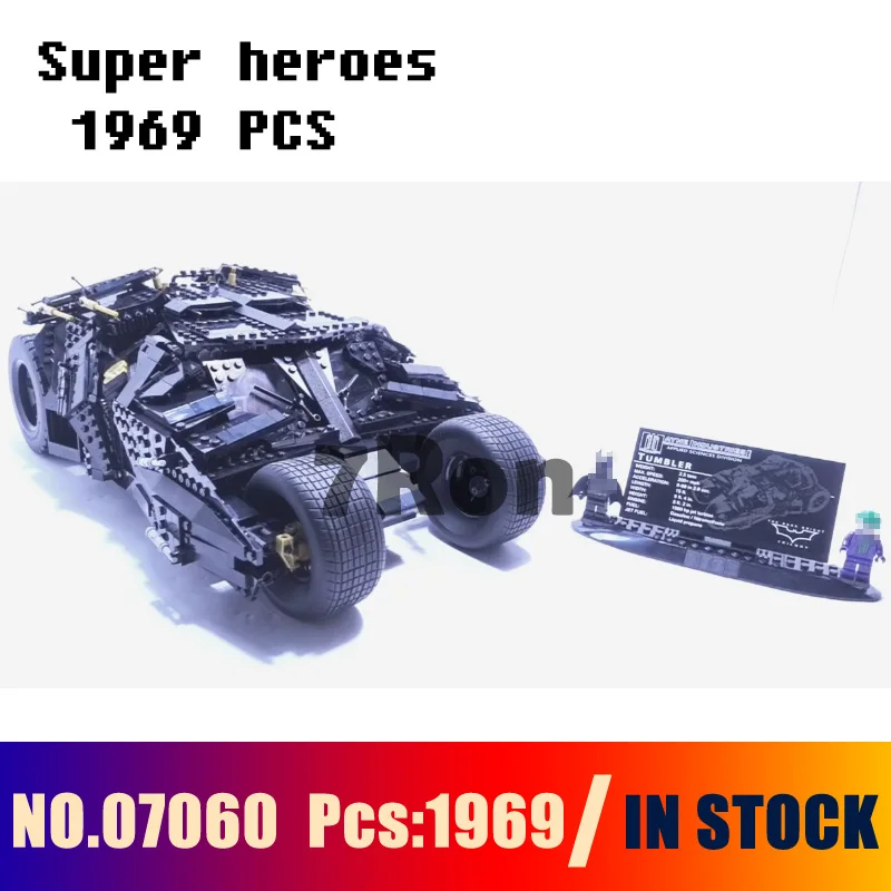 Model building toys hobbies 07060 super heroes Tumbler Figure Compatible With lego Blocks batman 76023 Educational DIY Bricks