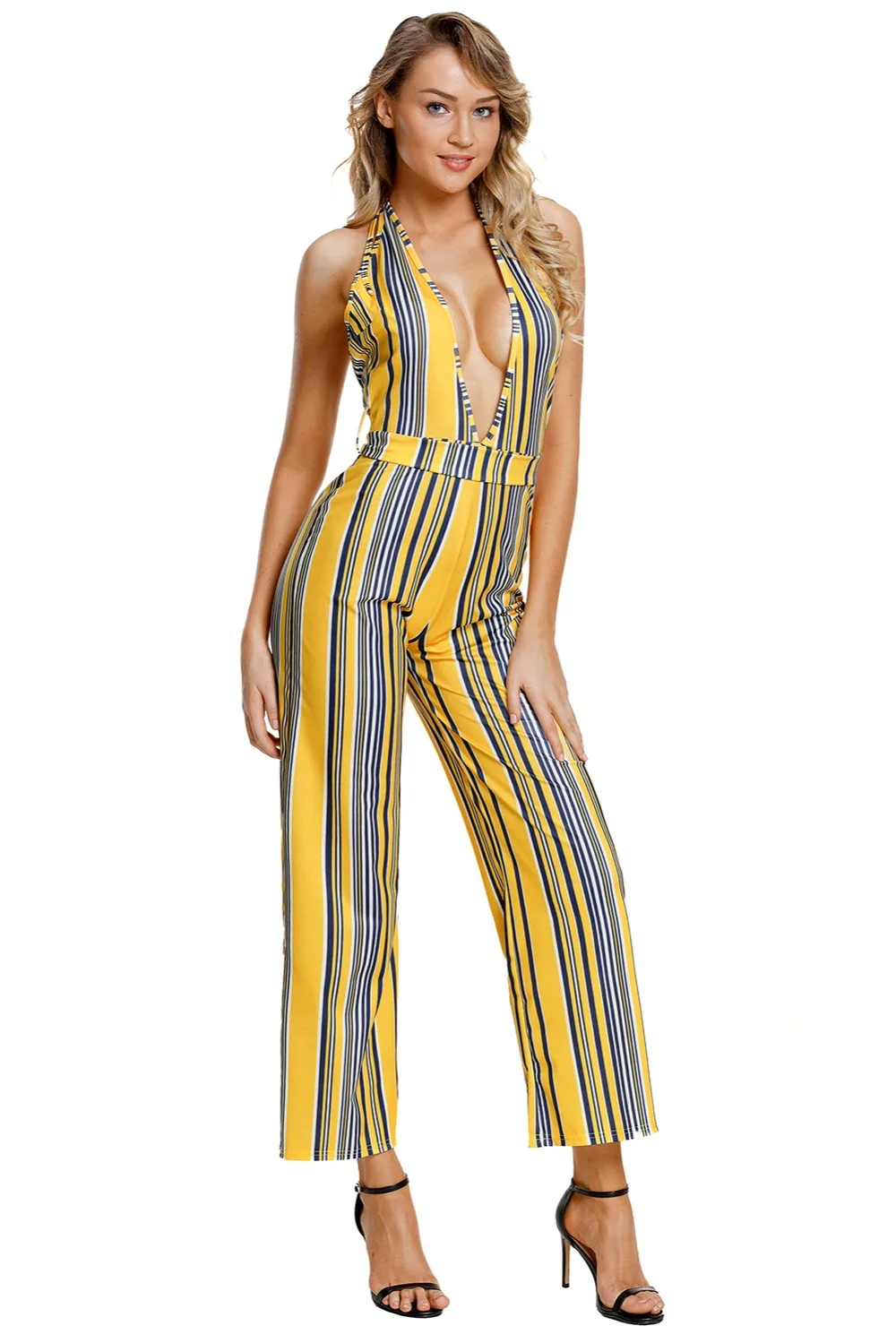 Navy-Yellow-Striped-Deep-V-Neck-Jumpsuit-LC64420-7-3
