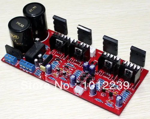 

free shipping Assembled 1943/5200 amplifier board (100W +100 W)
